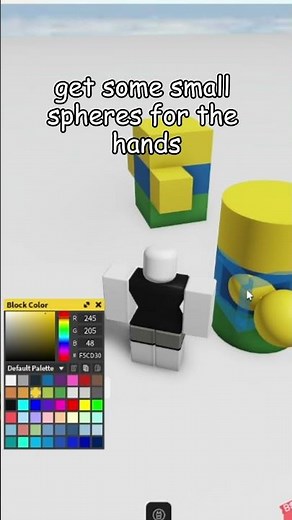 how to make simple characters in blockate #blockate