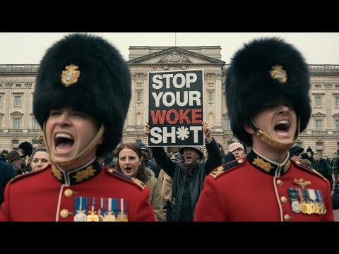 Protesters Blocked the Royal Guards' Path, but the Captain’s Stern Command Silenced Them