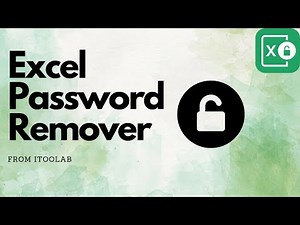 Professional Excel Password Remover - Unprotect Excel Workbook & Sheet without Password!😍😍😍