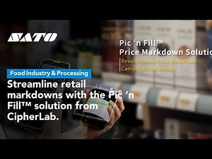 Streamline retail markdowns with the Pic ‘n Fill™ solution from CipherLab.