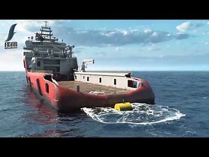Animation: Mooring System for floating offshore wind industry(Part 1)