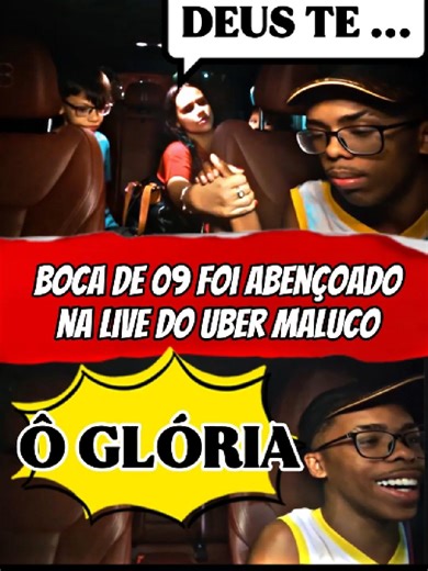 Boca de 09 foi abençoado família na live do uber maluco 🙏🏼🥺 Glória a Deus #bocade09