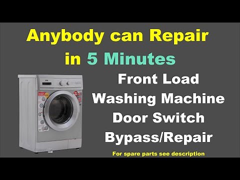 Washing machine door lock bypass |Washing machine door lock | front load washing machine repair