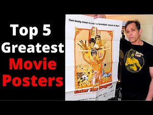 5 BEST BRUCE LEE Movie POSTERS of all TIME! GREATEST Original Vintage 1 Sheets!
