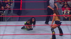 Mickie James kicks Tasha Steelz low