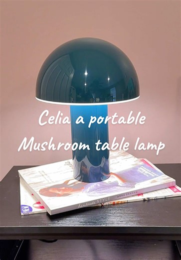Meet Celia, our portable mushroom table lamp. It's dimmable, rechargeable and portable giving you the choice to add light wherever you need. #lamp #cozyathome #BFCM #TikTokShopBlackFriday #BlackFridayHomeHeros
