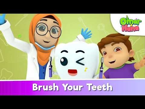 Brush Your Teeth 🪥🦷😬 | Islamic Series & Songs For Kids | Omar & Hana English