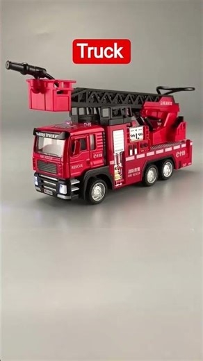 RC truck, Fire Rescue heavy transporter crash tender truck 4x4 off-road #rcdriver #rctruck #shorts