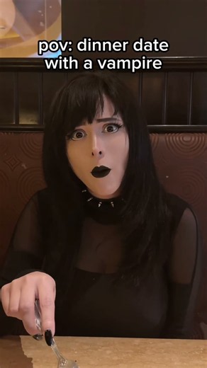 POV You're Dating a Vampire #skit #gothic #vampire