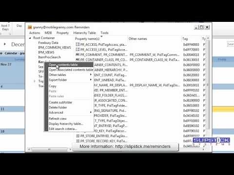 Delete Stuck Reminders from Outlook