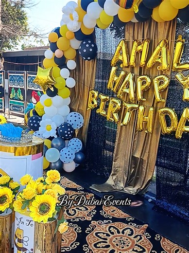 Hanny Bee Birthday Decor Setup