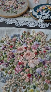 36K views · 7.6K reactions | And this is the result of my work. Hours, days, months of hand #embroidery, rendered in a few minutes by reels here, in some of my posts. You always ask me what I work for. Now you know! A tablecloth with #floral #design. And one more thing! No, I never use patterns and I don't draw anything before on canvas! And this is another answer to your questions. I always embroidered free hand!⚜️珞 | Sina Crafts | Facebook