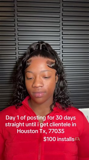 Day 1 of posting for 30 days straight until i get clientele in Houston Tx 77035 ❤️$100 installs Dm me to book #fyp #houstonhairstylist #htx #wiginstalls #wigs