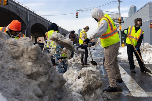 Snow Shovelers Answered the Mayor’s Call, But Payday May Not Arrive Until Spring