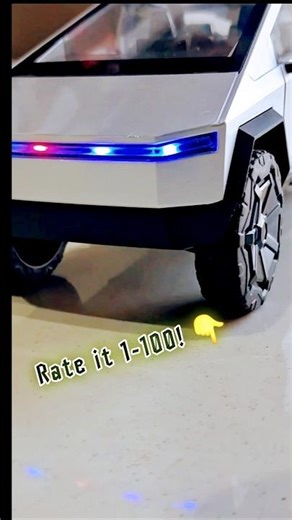 Is this the MOST realistic Cyber Truck model? 🤖💎 #Shorts #Tesla #diecasthub