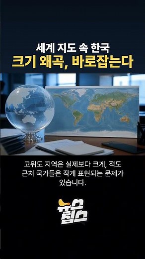 세계 지도 속 한국 크기, 사실은 왜곡됐다?