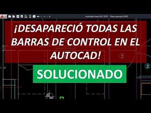 Reset default settings and toolbars in AutoCAD. Restore Command Bar and Tabs