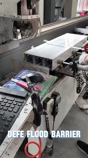 From Aluminum to Finished Product in 24 Hours! DEFE Flood Barrier Full Production Line