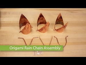 Origami Rain Chain Assembly Instructions