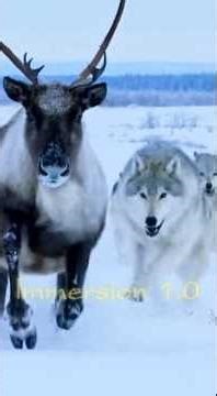 Arctic Wolves Documentary: Hunting for Survival in the Frozen Tundra🦌🐺