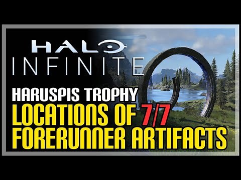 All 7 Forerunner Artifact Locations Halo Infinite (Haruspis Achievement)