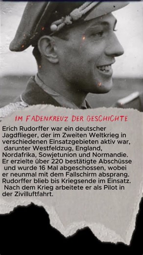 ▶️ 16 Mal abgeschossen: Die unfassbare Bilanz des Jagdfliegers Erich Rudorffer