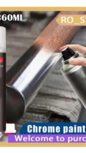 #Chrome spray paint for metal automatic painting chrome chrome spray for metal
