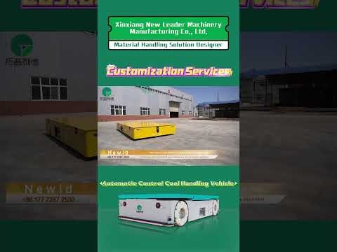 Steerable 6 Tons Battery Drive Trackless Transfer Cart #transporter #manufacturing #customized