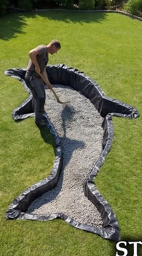 Building a Giant Dolphin-Shaped Pool in My Backyard 🐬 | From Grass to Luxury Night Oasis