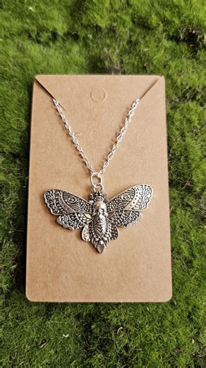 Death Head Moth Necklace * Goth Cottagecore Fantasy Jewelry - Etsy
