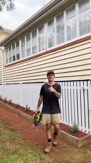 Replacing screening under a home with ‪@ryobiaustralia‬ 🏡 #ad #MadewithRyobi #diyproject