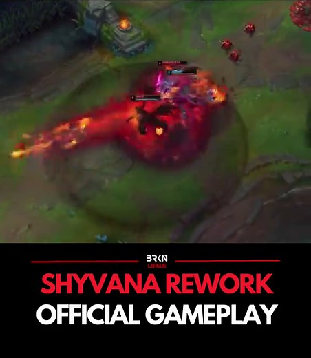 Shyvana Rework Gameplay: New Skills & Combos