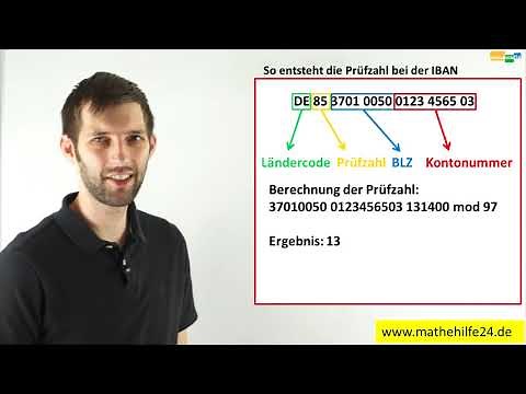 Calculate the check digit of an IBAN - How it works