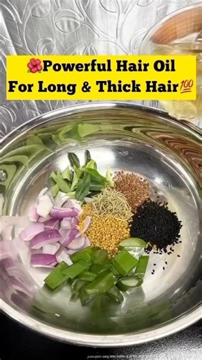 This hair oil will help in your hair growth and will make your hair black, thick and strong. #shorts