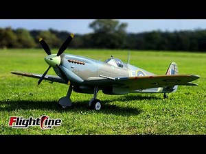 An ICONIC Legend! Maiden Flight: Flightline Spitfire 1200mm - Stock
