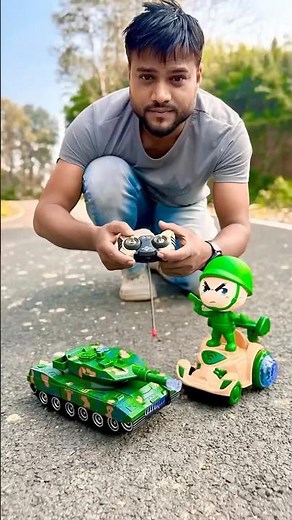 Remote control Army Tanker unboxing with Shooting mode🔥