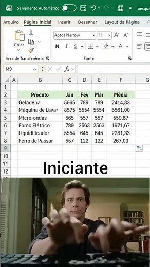 Calcular MÉDIA no Excel!