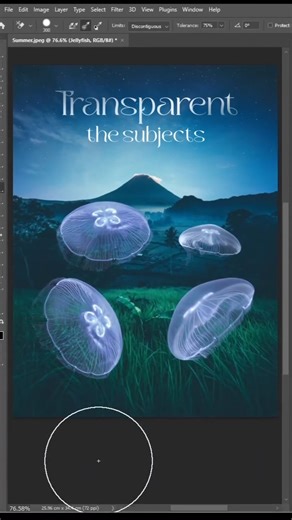 The Photoshop Guide | Add Transparency Effect to Subject in your Photos and Posters using Background Removal Tool _ Follow @thephotoshopguide for the Latest... | Instagram