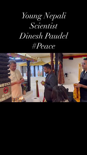 Young Nepali Scientist Dinesh Paudel #Peace | Never Never Never Give Up
