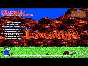 Lemmings OST | 1992 | NES - complete soundtrack in one video