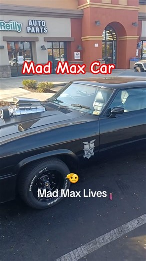 This is the real copy of the Mad Max car Mel Gibson drove in the movie. #shorts