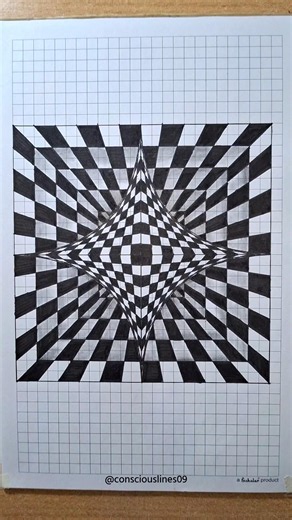 Mind-Blowing 3D Optical Illusion Drawing.