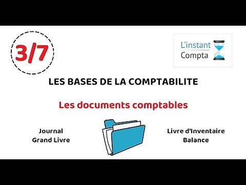 Les documents comptables (journal, grand livre, livre d'inventaire et balance)