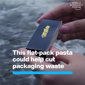 67% of a macaroni packet is air. More pasta per packet means less packaging waste. Learn more about this tasty new concept: http://ow.ly/XrKs50Ha99n | World Economic Forum