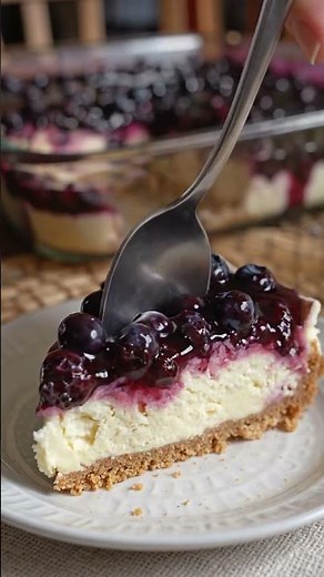 🫐🍰 Blueberry Cream Cheese Dream Dessert