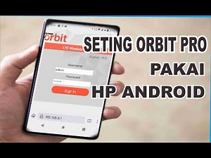 setup orbit pro using an android phone #settings using a cellphone