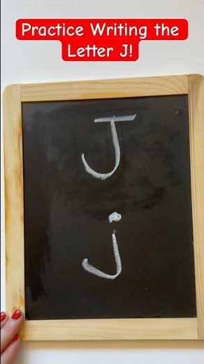 Letter J Writing Tutorial for Kids #shorts #handwriting