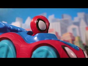 Spidey And His Amazing Friends Flash ‘N’ Dash Web Crawler Vehicle - Smyths Toys
