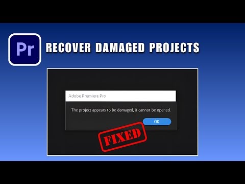 How to Recover Damaged Premiere Pro Project File 2026