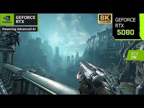 DOOM Eternal | RTX 5080 8K, 4K, 1440p DLSS 4 Quality | Ray Tracing | i7 14700F | PC Performance